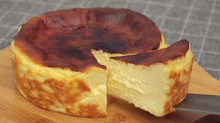 Basque Burnt Cheesecake Super Creamy amp Easy [upl. by Mano]