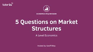 MCQ Revision Question  Market Structures [upl. by Debby]