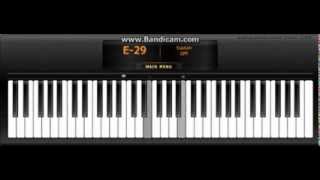 Virtual piano tutorial Black Ops 2 theme Damned by Kevin Sherwood [upl. by Barcot]