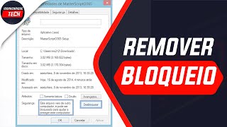 Remover o Bloqueio ESTE ARQUIVO VEIO DE OUTRO COMPUTADOR E PODE SER BLOQUEADO PARA PROTEGER [upl. by Eelrebma]