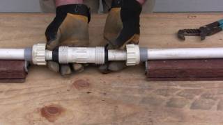 How to repair PVC pipe The Compression Fitting [upl. by Lise]