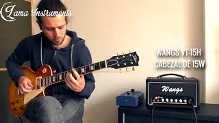 Amplificador de guitarra Wangs VT15H Gain test [upl. by Robers]