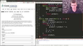 Matrix Exponentiation Coding Part 12 [upl. by Elmer]