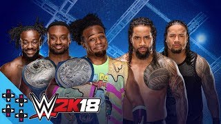 WWE 2K18 First Look  The New Day vs The Usos Hell in a Cell match [upl. by Anairt]