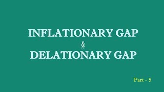 Inflationary Gap amp Deflationary Gap Part 5 Monetary Measures [upl. by Anitnamaid974]