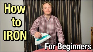 How to Properly IRON a TShirt Beginners Guide on How to Iron Clothes [upl. by Iral]