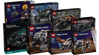 All LEGO Technic Sets March 2024 CompilationCollection Speed Build [upl. by Yesdnik]