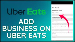 How to Add Business to Uber Eats [upl. by Markowitz]