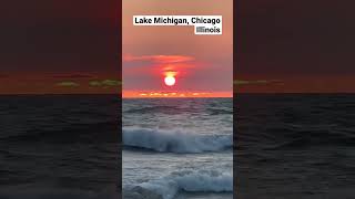 Sunrise on Lake Michigan [upl. by Aitak]