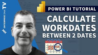 Calculating Workdays Between Two Dates In Power BI [upl. by Anawt]