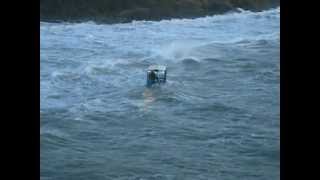 Burgh Island Sea Tractor near miss [upl. by Reinhard]