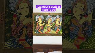 Turn Down Service of Hotel Room hotel roomhotel turndown turndownservice [upl. by Nosecyrb]