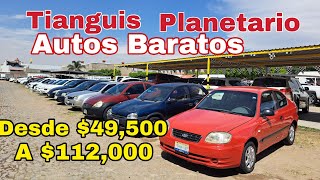 Autos Baratos Desde 49500 a 112000 Tianguis el planetario autos de mexico [upl. by Katinka]