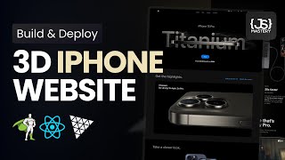 Build and Deploy an Apple Website with React  Beginner Threejs amp GSAP Tutorial [upl. by Larual]