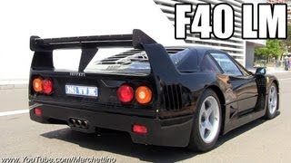 Black Ferrari F40 LeMans [upl. by Suzzy]