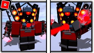 How to get OVERCHARGED TITAN SPEAKERMAN in SKIBIDI TOILET ROLEPLAY VP  Roblox [upl. by Eustazio]