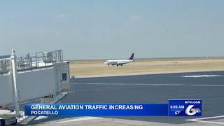 Pocatello Regional Airport Seeing a Aviation Traffic Increase [upl. by Rimisac]