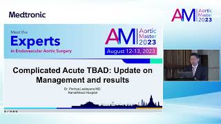 41 MAM2023 Complicated Acute TBAD Update on Management and Results [upl. by Sugden]