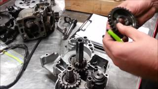 2 Stroke Engine Disassembly Transmission Removal 10 28 14 [upl. by Eidoj]