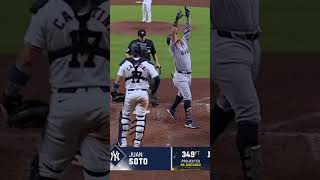 JUAN SOTO DISPARA SU PRIMER CUADRANGULAR CON LOS YANKEES DE QUE FORMA LO HACE ⚾️🔥🔥🔥💥☄️ [upl. by Anivle694]