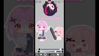 Jadi stiker chibi 😍 art fanart tutorial tutorialart ibispaintx shorts [upl. by Girhiny]