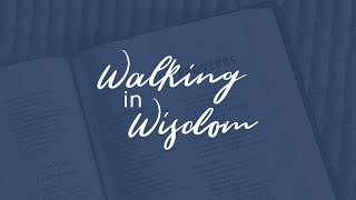 Pastor Ritchey quotWalking in Wisdomquot Sermon 23 [upl. by Douglas]