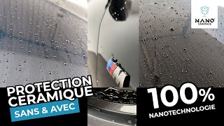 Les effets hydrophobe du traitement céramique Nano Carapace [upl. by Idnek]