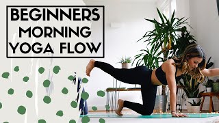 BEGINNERS MORNING YOGA FLOW  HMFYOGA [upl. by Lianne]