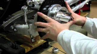 Install Wilwood Brake Kit Early Ford Spindles Part 2 [upl. by Anirak]