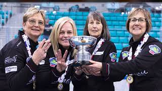 The 2018 2019 amp 2023 Sherry Anderson Senior Womens Curling Team [upl. by Annai]