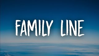 Conan Gray  Family Line Lyrics [upl. by Atinrehs]