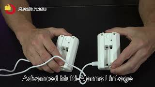 Mosaic Alarm MH105 Advanced Multialarms Linkage AND Key Fob Pairing Video Tutorial [upl. by Severson]