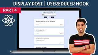 React JS Website in Hindi 4 Display API Stories using useReducer Hook amp State Management [upl. by Cathie]