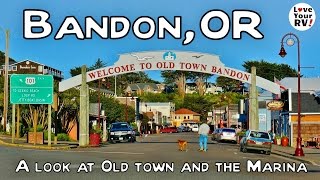 Visit to Bandon Oregon Part 2  Old Town and Marina [upl. by Ahseinad]