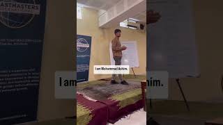 My First Icebreaker Speech at Toastmasters Icebreaker speech icebreaker icebreakerspeech [upl. by Gorrian202]