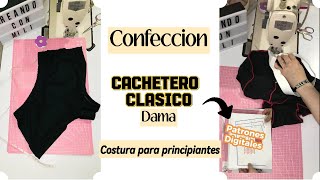 ✨CACHETERO BOXER DAMA✨ Confección  PATRONES IMPRIMIR [upl. by Eerot]