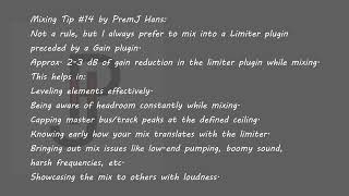 Mixing Tip 14 by PremJ Hans [upl. by Eahs]