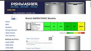 Bosch SHP65T55UC Dishwasher Review [upl. by Mungo561]