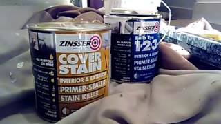 HOW to Radiator And skirting Board Prep and paint ZINSSER PRIMER [upl. by Esydnac899]