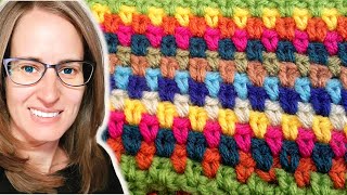 Crochet Moss  Seed Stitch Scarf  Afghan Tutorial [upl. by Eentroc]