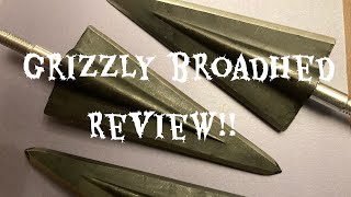 Grizzly Broadhead Review [upl. by Atilahs]