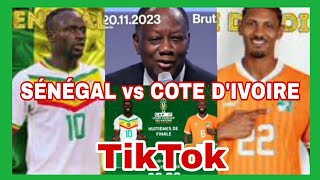 TIKTOK AVANT MATCH SÉNÉGAL vs CÔTE DIVOIRE CEST CHAUD SADIOMANÉ [upl. by Cavan]