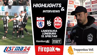 Lüneburger SK  Rotenburger SV Landesliga Lüneburg 13 Spieltag [upl. by Yeclehc]