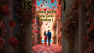 Waka Waka Shakira Salute LyricsWAKA WAKA Shakira Salute 2011song lyrics shortsfeedshorts [upl. by Esbenshade]