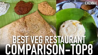 Best Veg Saravana Bhavan A2B Sangeetha Murugan Idli Akshayam Balaajee Mahaas Geetham Chennai [upl. by Gavra]