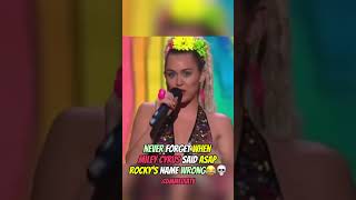 When Miley Cyrus Mispronounced Asap Rocky’s Name 😂💀 [upl. by Meng]