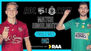 RAANPLSA ServiceFM Finals Series Highlights  WK2  Adelaide United v Campbelltown City [upl. by Us310]