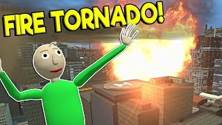 FIRE TORNADO DEVASTATES CITY  Garrys Mod Sandbox Gameplay  Gmod Natural Disaster Roleplay [upl. by Heida]