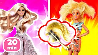 Las aventuras de Barbie en el salón de belleza Juegos con muñecas Barbie [upl. by Clair]