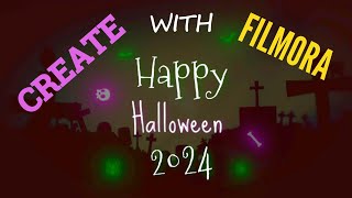 Create Scary HALLOWEEN VIDEOS with Effects Stickers amp Filters in FILMORA App [upl. by Namialus468]